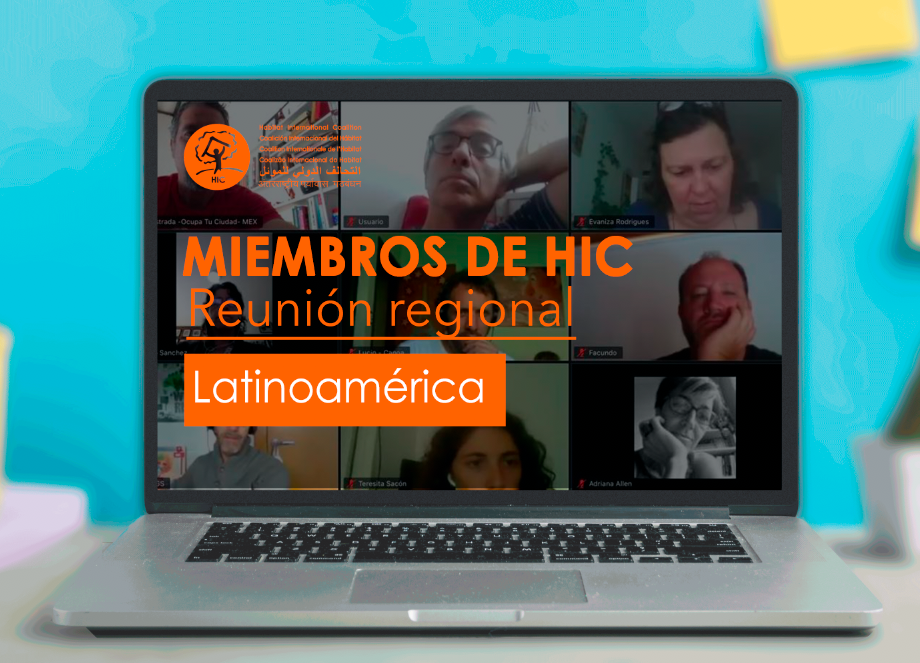 Reunión Regional de organizaciones Miembros de HIC-AL sobre COVID19 y Vivienda Adecuada