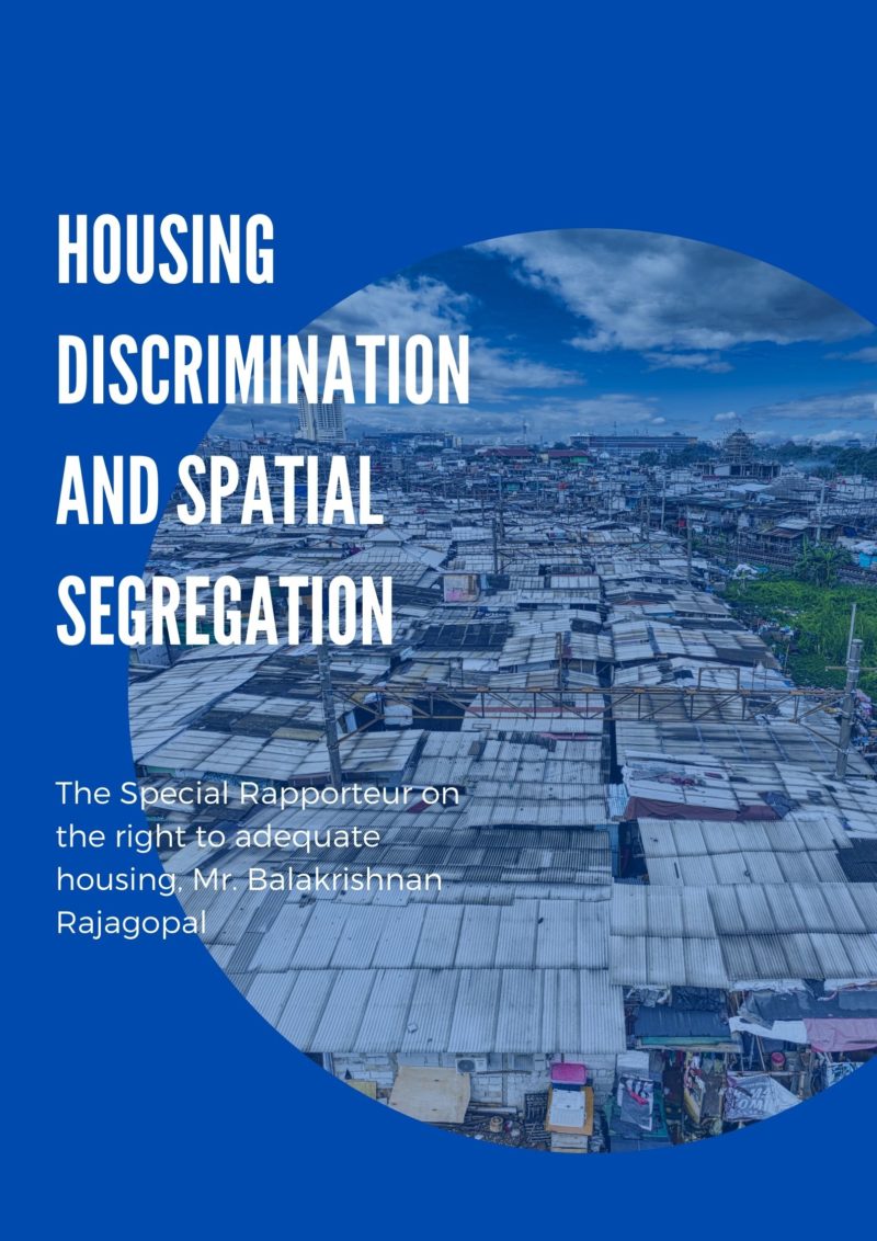 Housing Discrimination And Spatial Segregation - UN Special Rapporteur ...