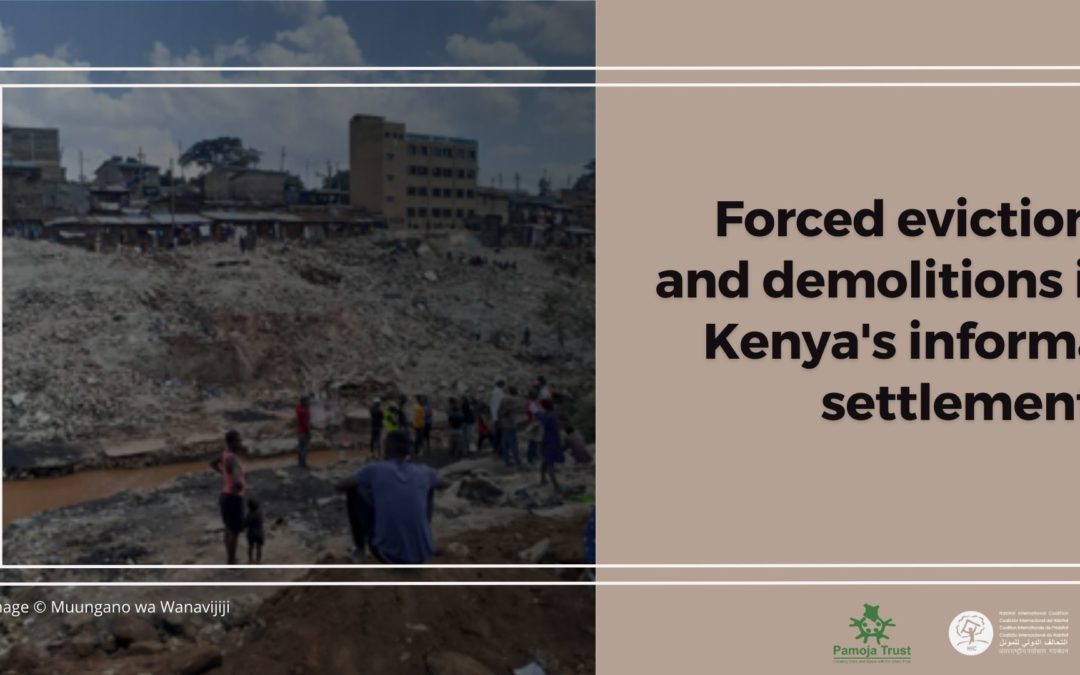 Expulsions forcées et démolitions dans les quartiers informels du Kenya