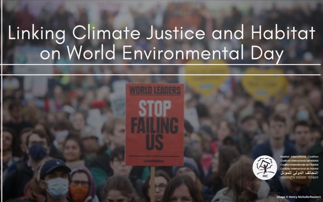 Connectons la justice climatique et l’habitat à l’occasion de la Journée mondiale de l’environnement