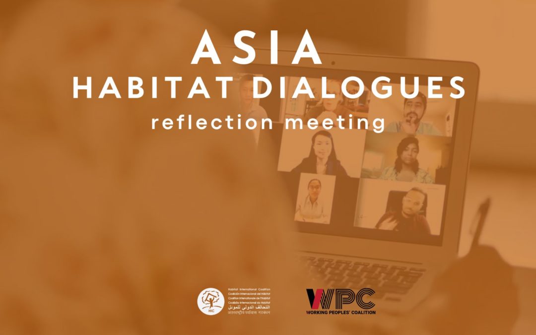 Asia Habitat Dialogues Reflection Meeting