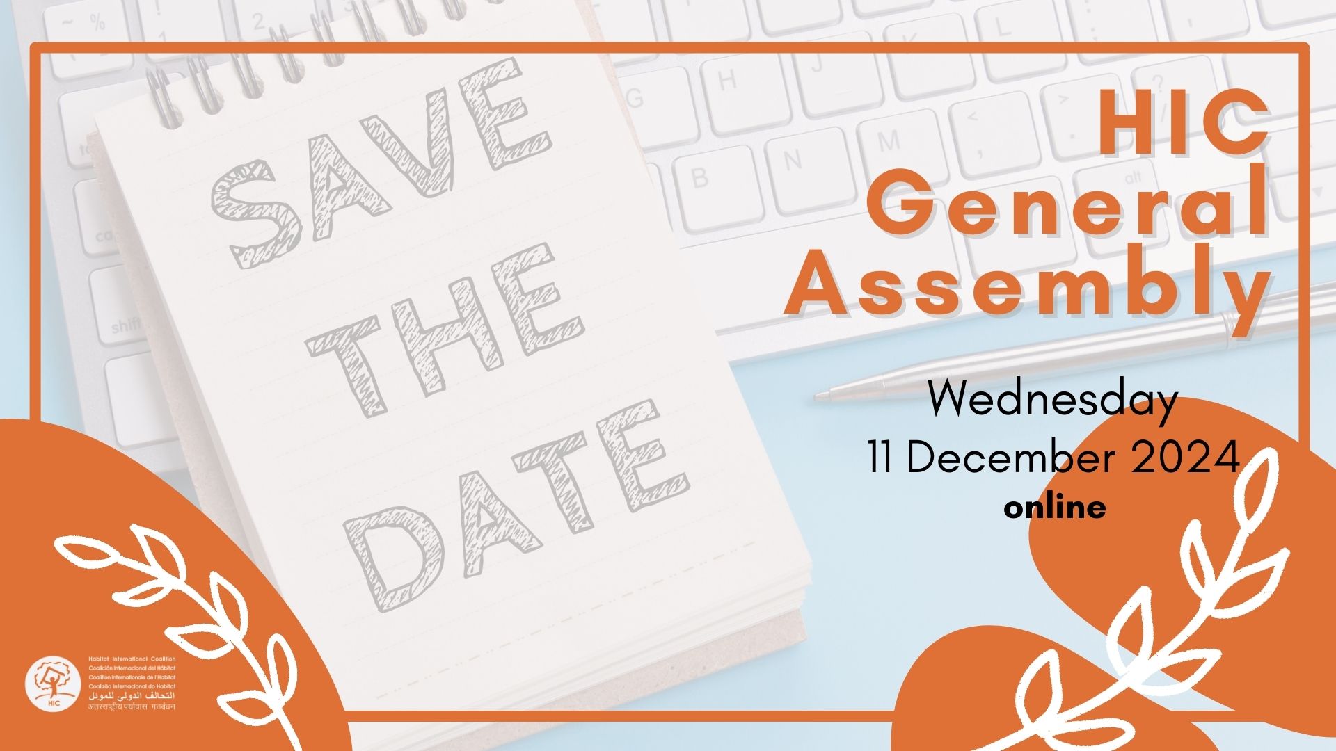 Save the date! HIC General Assembly 2024