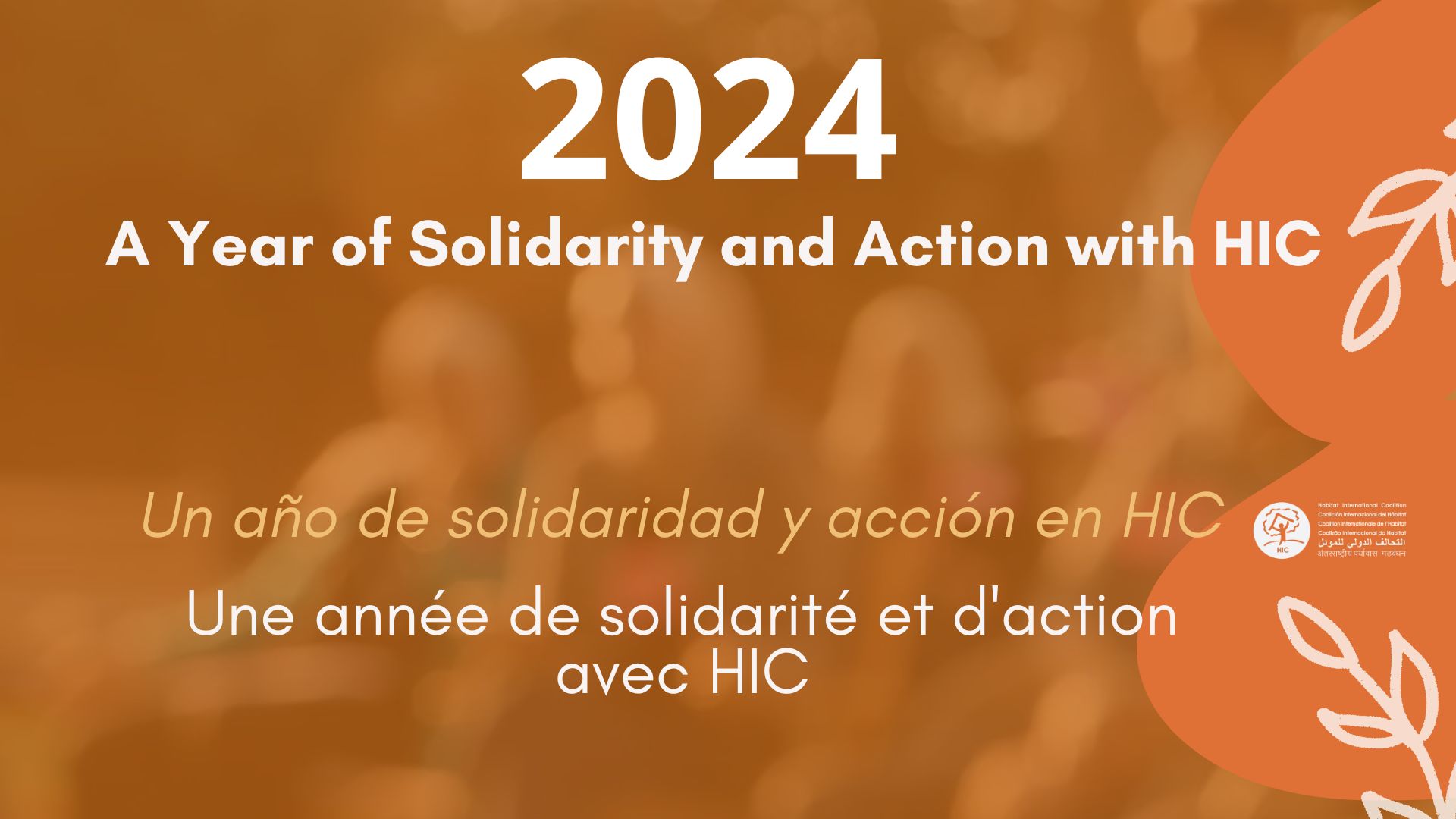 Message de fin d’année 2024 de HIC